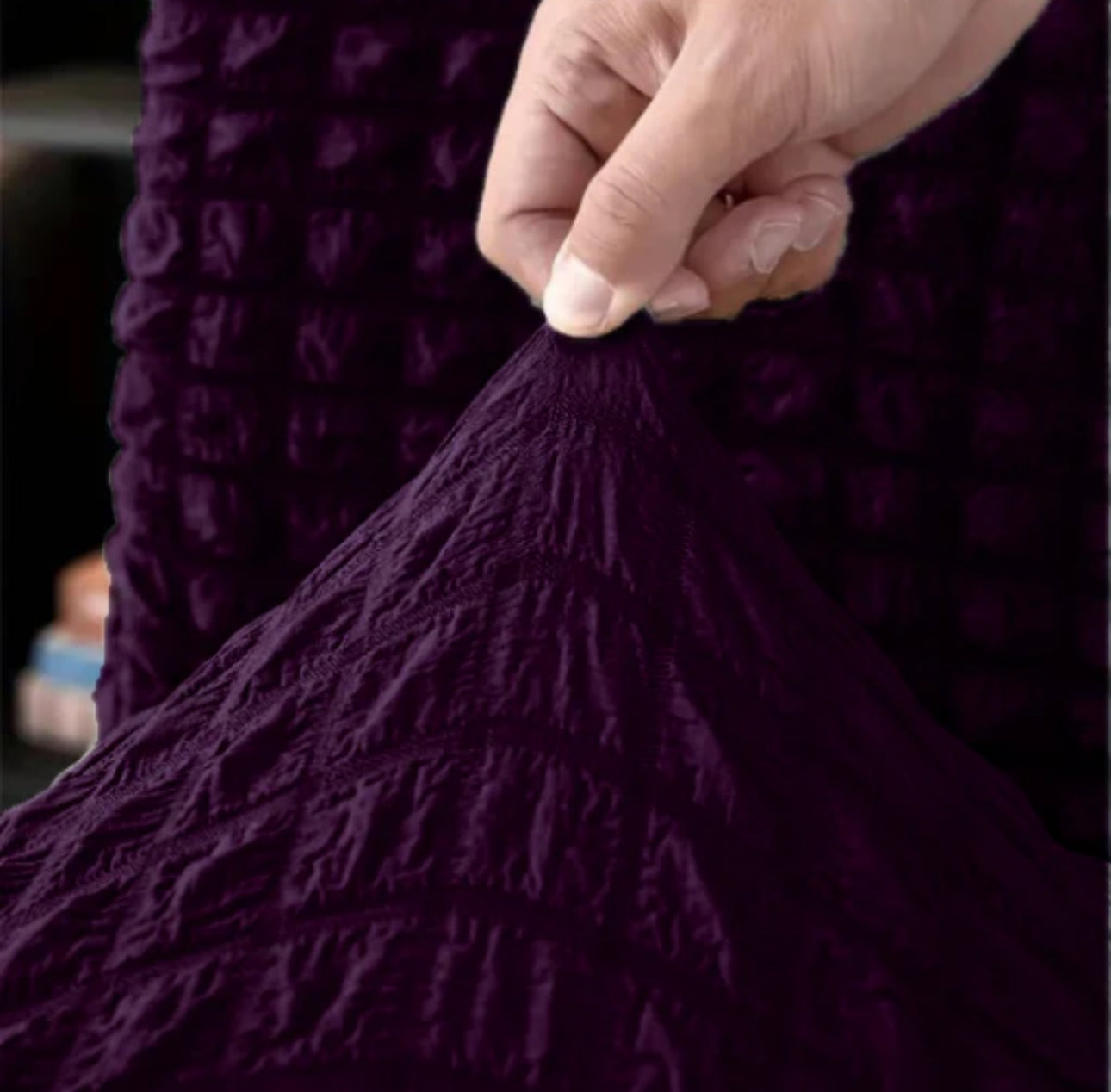Premium Bubble Sofa Covers (Purple)