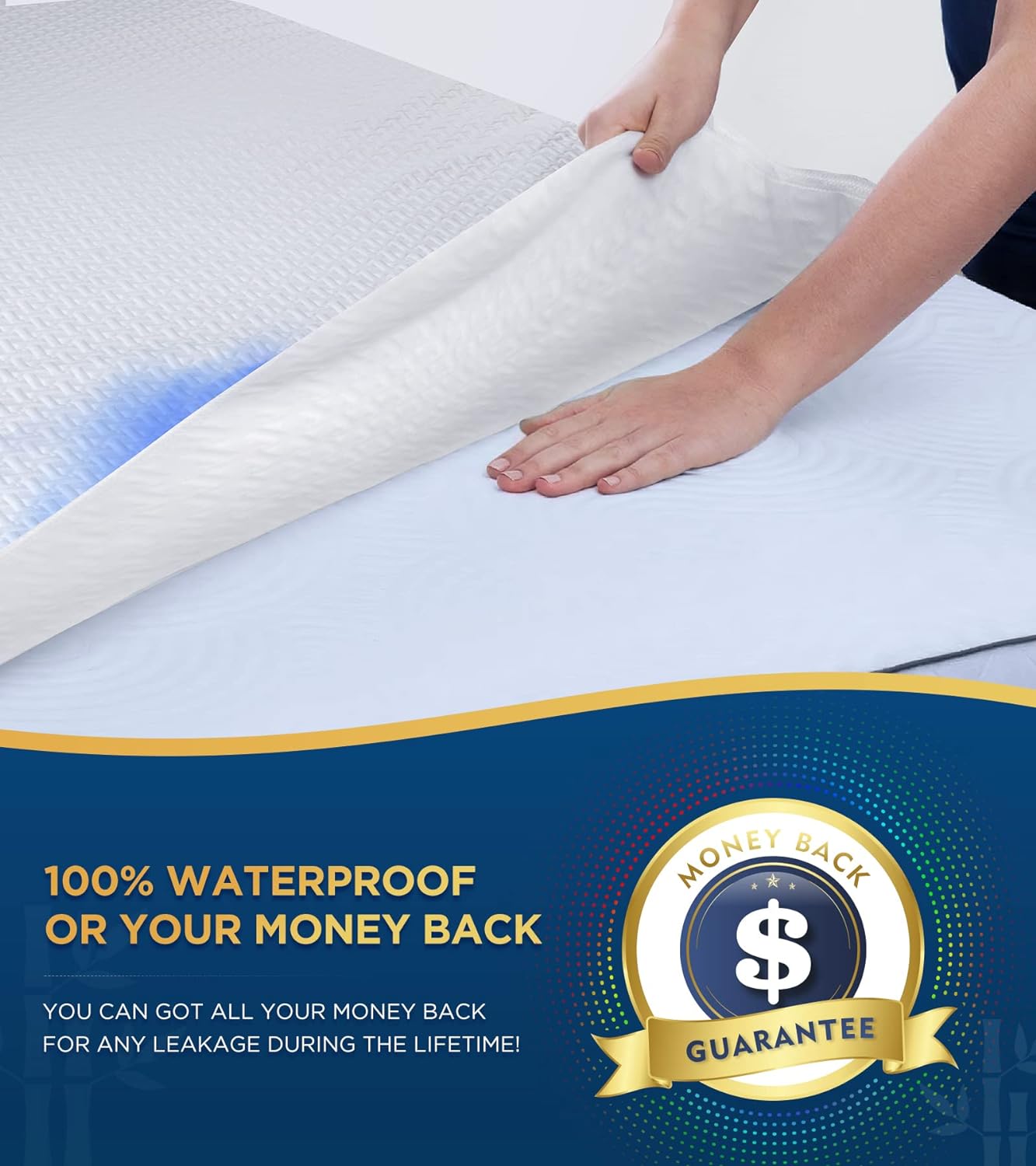 Premium Quality Waterproof Mattress Cover For Double Bed King Size