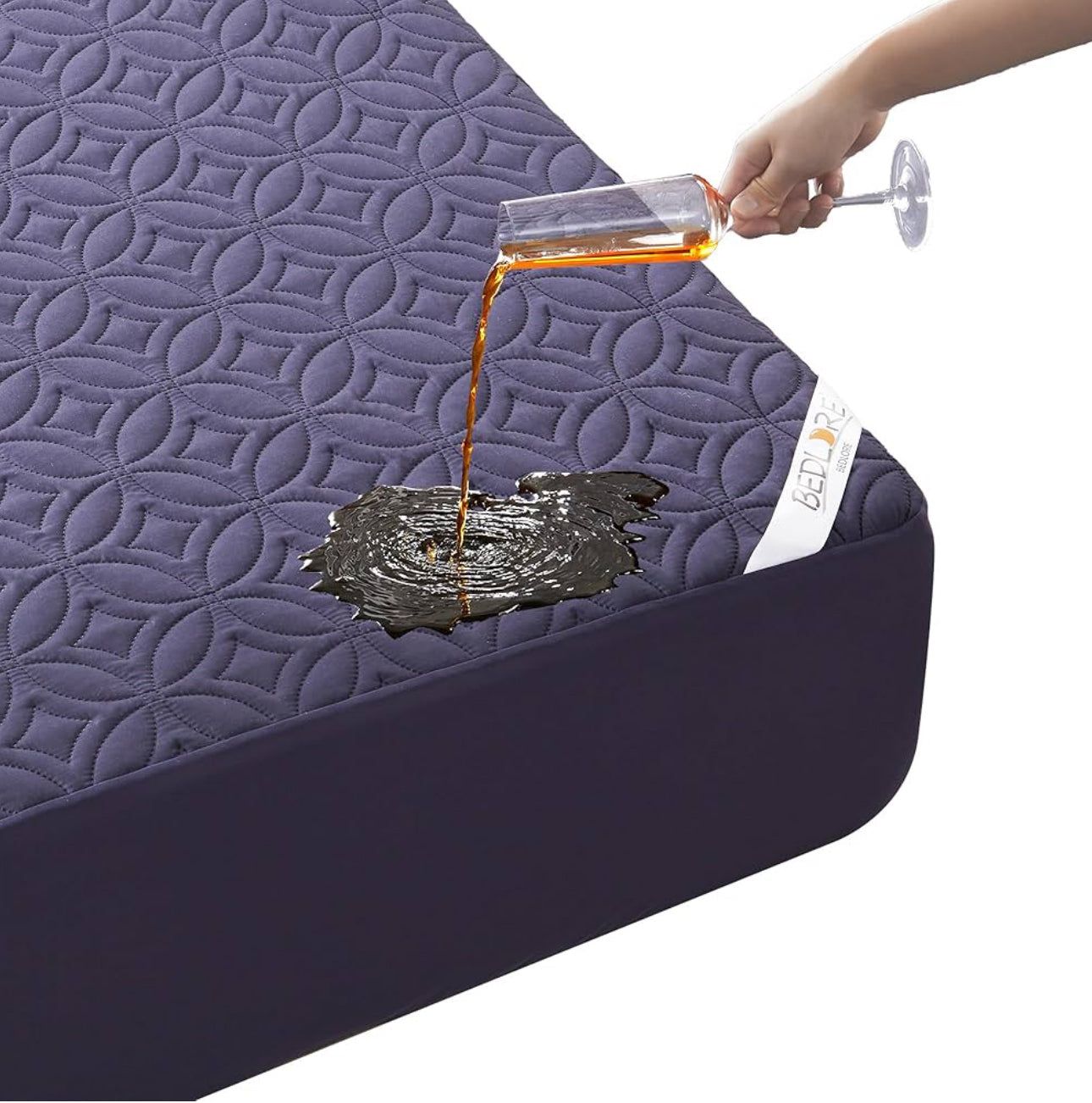 Premium Ultrasonic Waterproof Mattress Protector For Double Bed