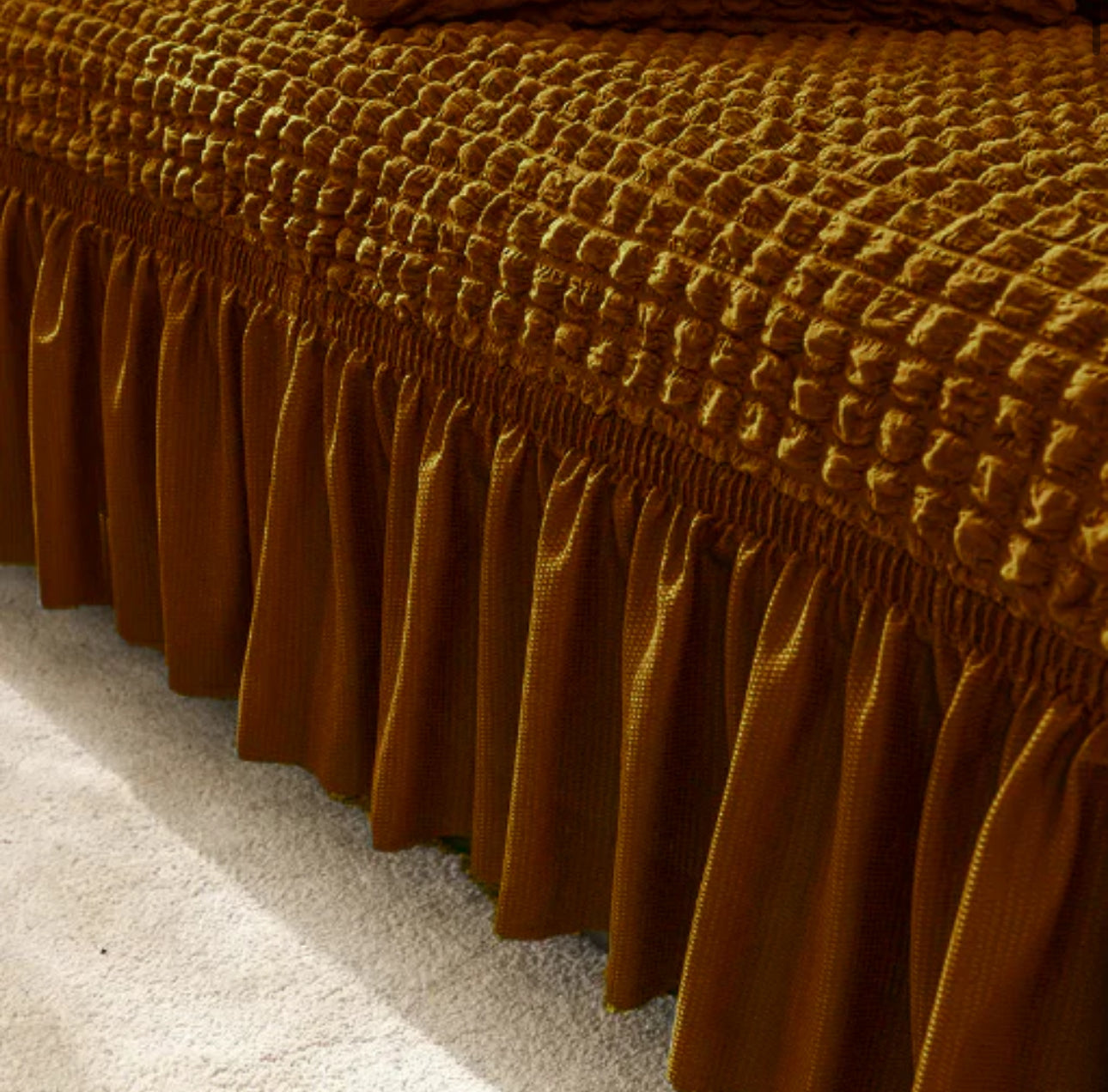 Premium Bubble Sofa Covers (Copper)