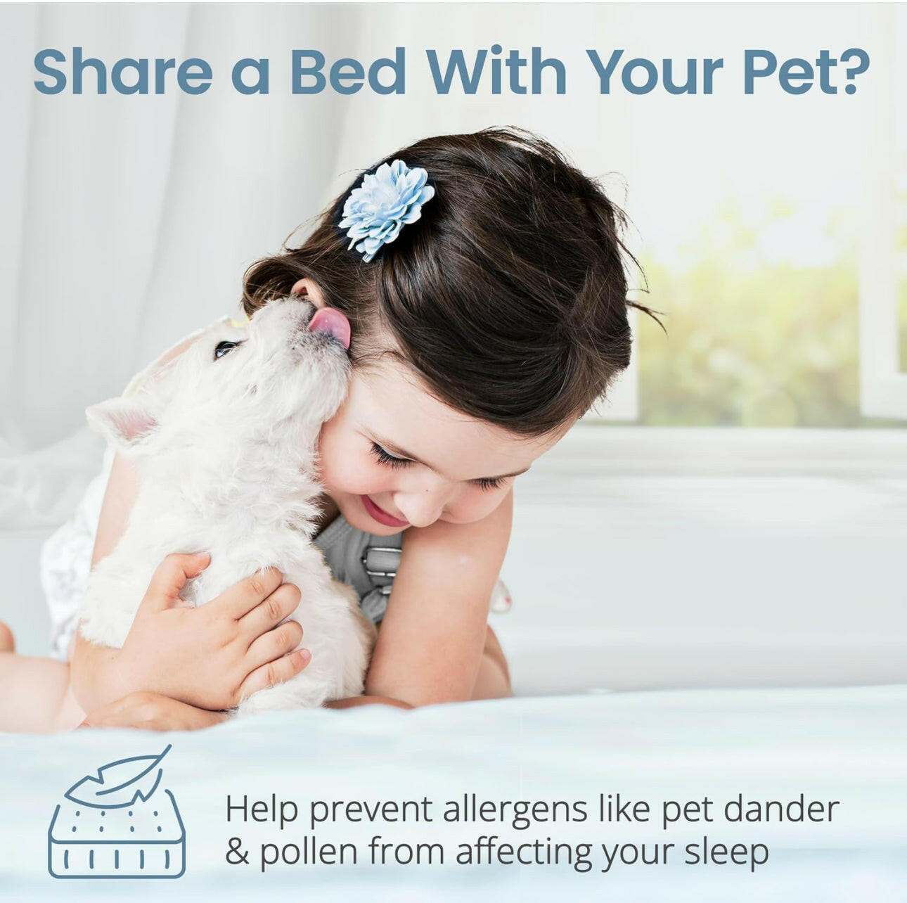 Royal Waterproof Mattress Cover Terry Cotton Stuff Blue