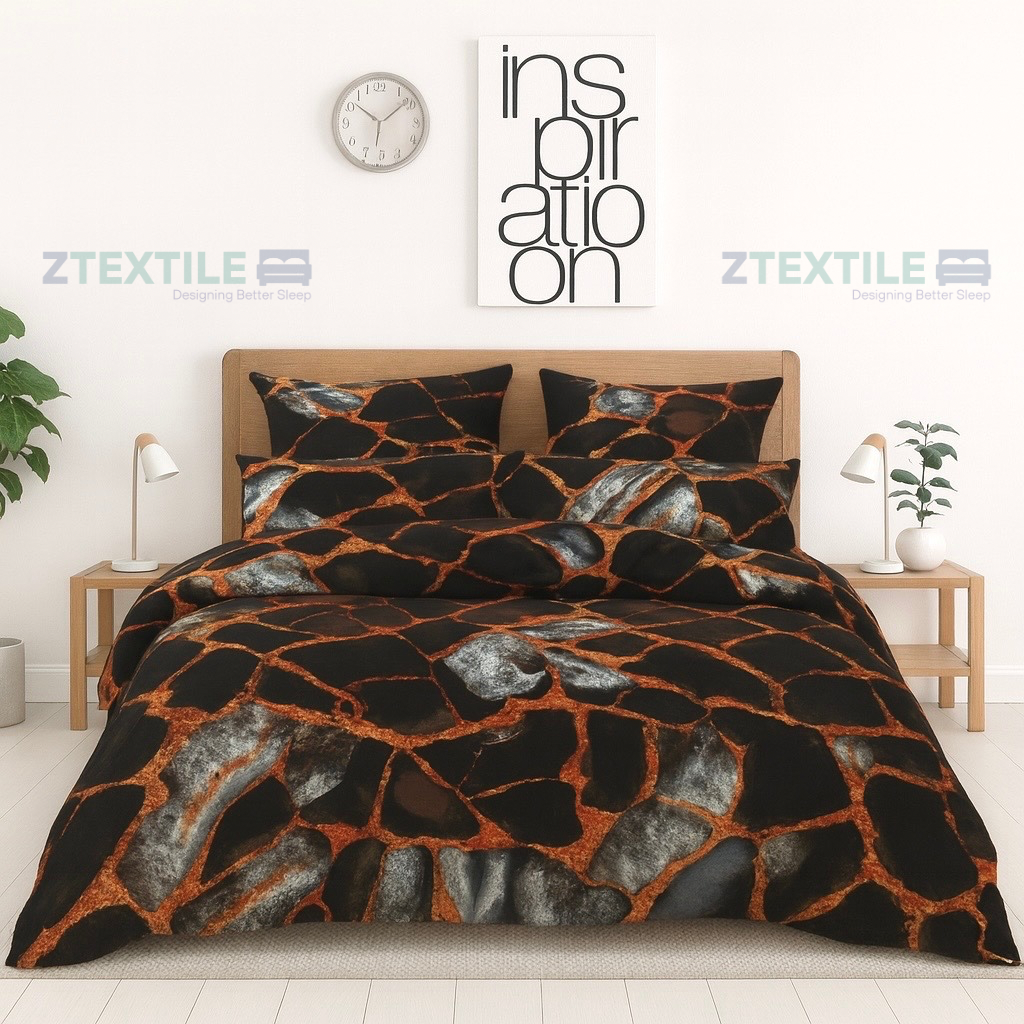 Premium Quilted 3-Piece Waterproof Fitted Bed Sheet Set – King Size with 2 Pillow Covers (SKU P1)