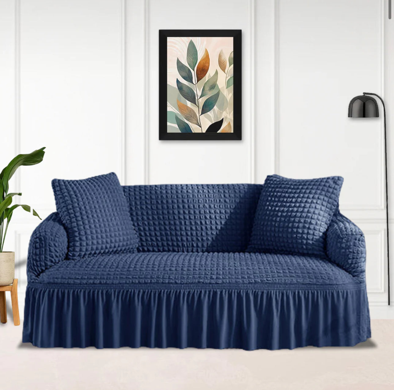 Premium Bubble Sofa Covers (Blue)