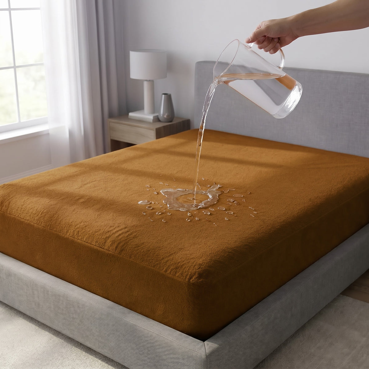 100% Waterproof Mattress Cover  (1 year warranty) Terry Cotton Stuff