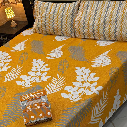 Z Textile Premium Cotton Bed Sheet  3 Pc Set King Size ZT-4
