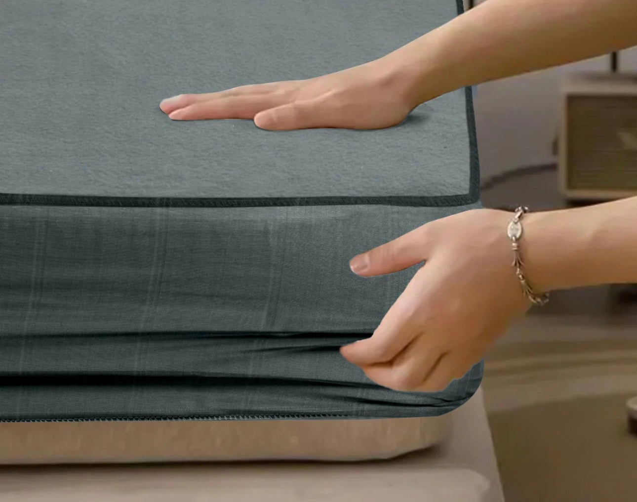 Waterproof Mattress Cover Terry Cotton Stuff For Double Bed