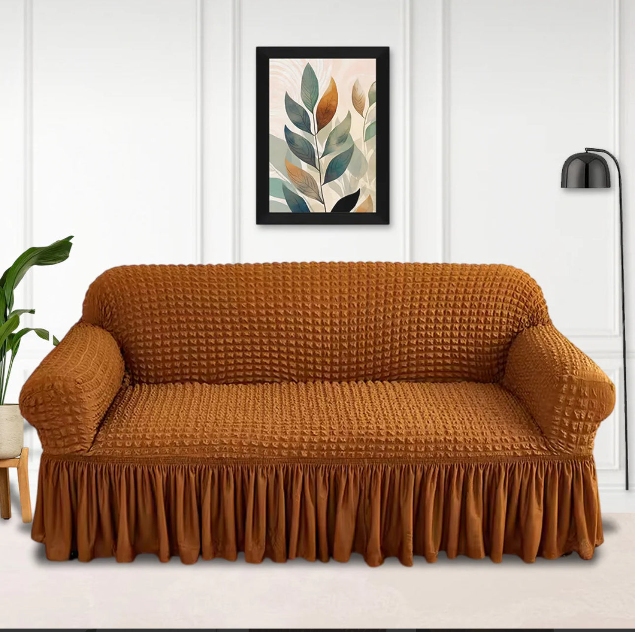 Premium Bubble Sofa Covers (Copper)