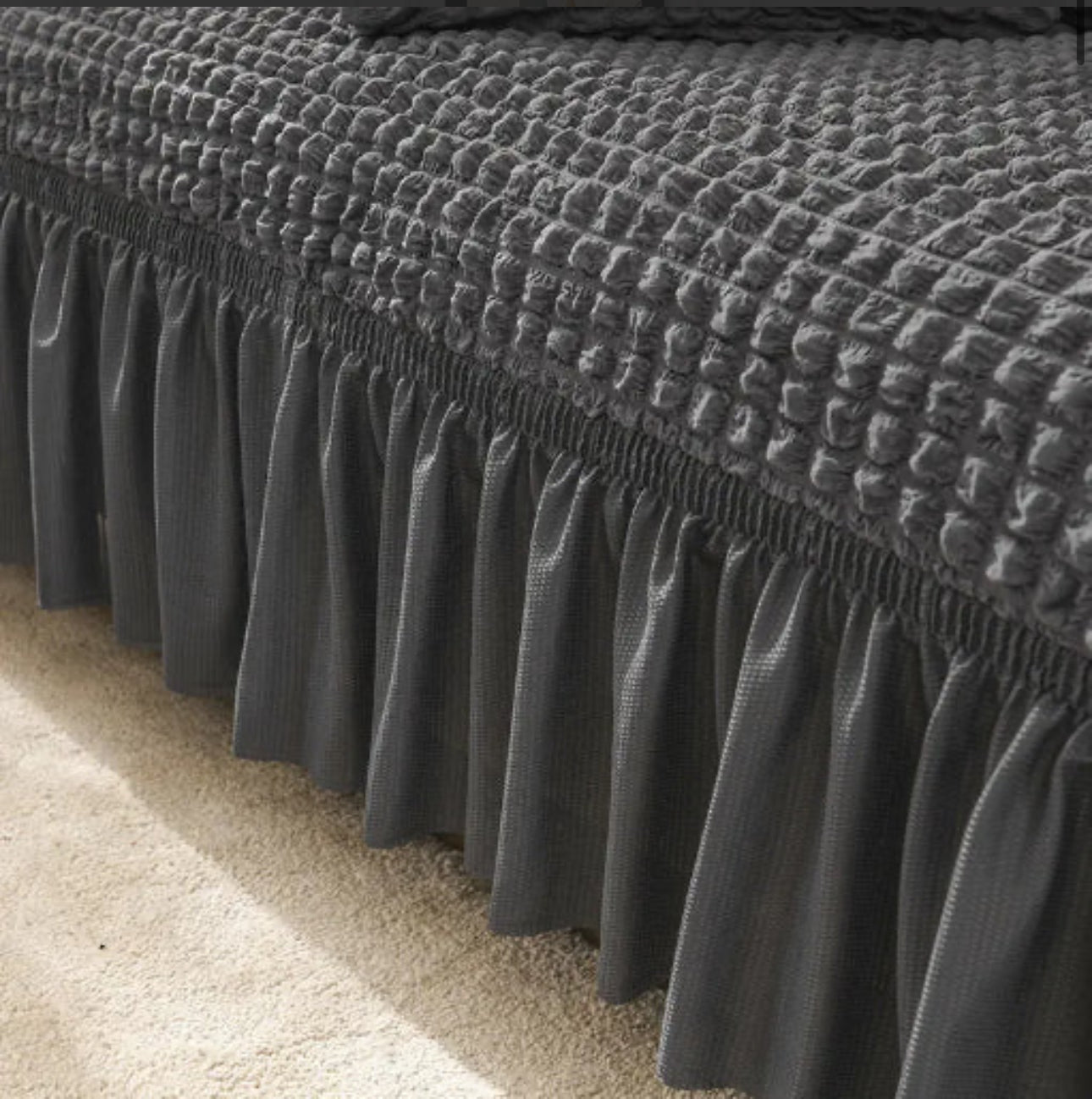 Premium Bubble Sofa Covers (Grey)