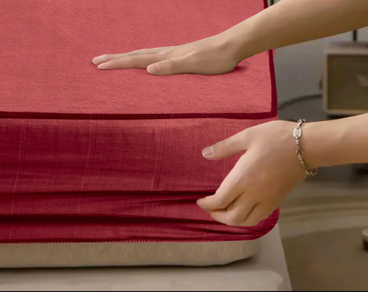 Waterproof Mattress Cover Terry Cotton Stuff For Double Bed