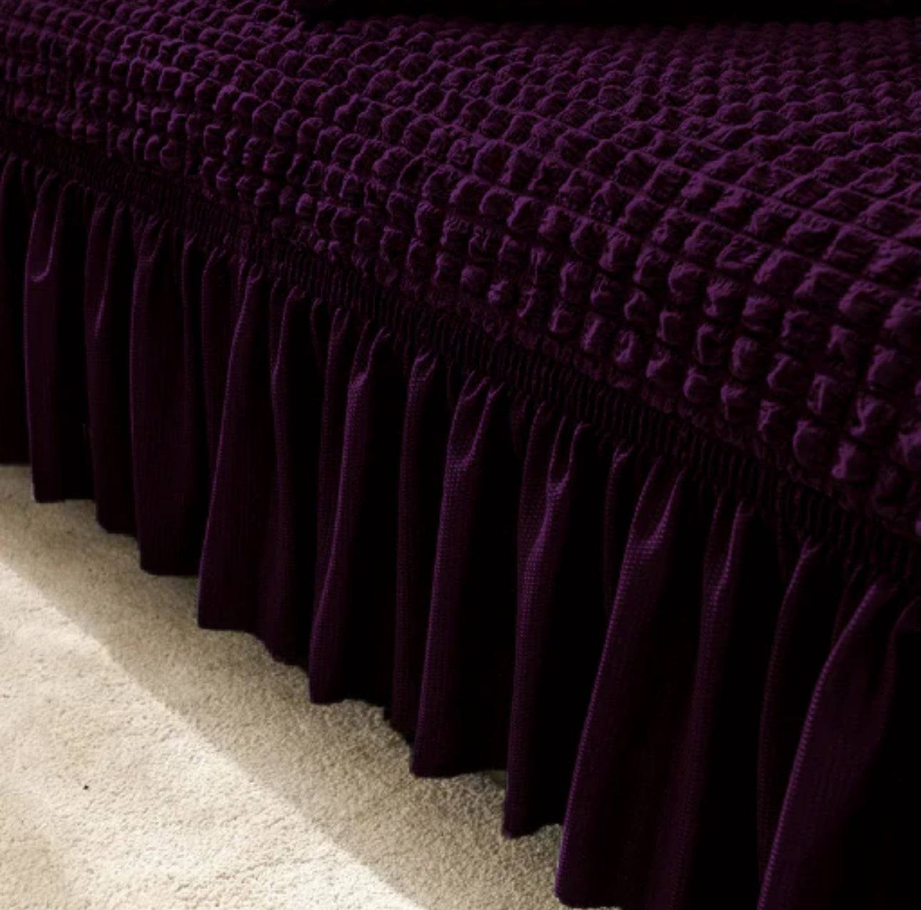 Premium Bubble Sofa Covers (Purple)