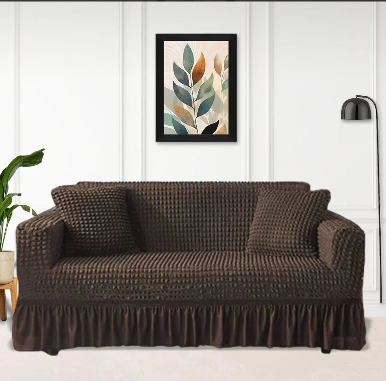 Premium Bubble Sofa Covers (Brown)