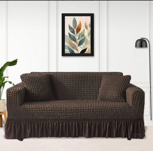 Premium Bubble Sofa Covers (Brown)