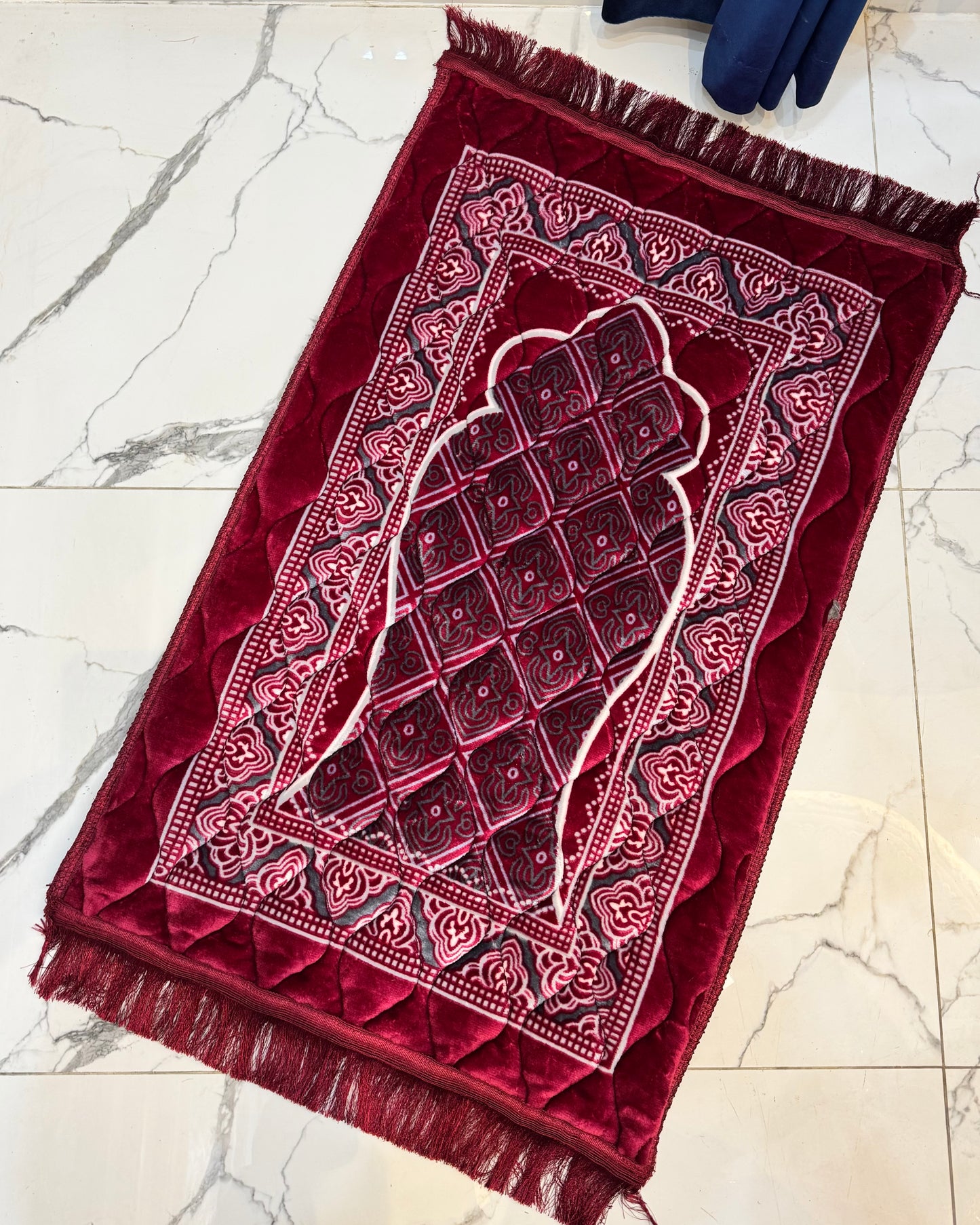 Z Textile,s Luxury Foam Filled Soft Prayer Mats Red