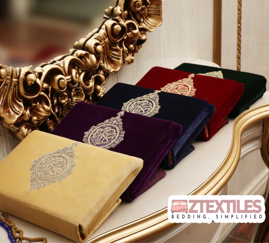 Beautiful Embroidered Quran Covers Ghilaf For Protection of Holy Quran