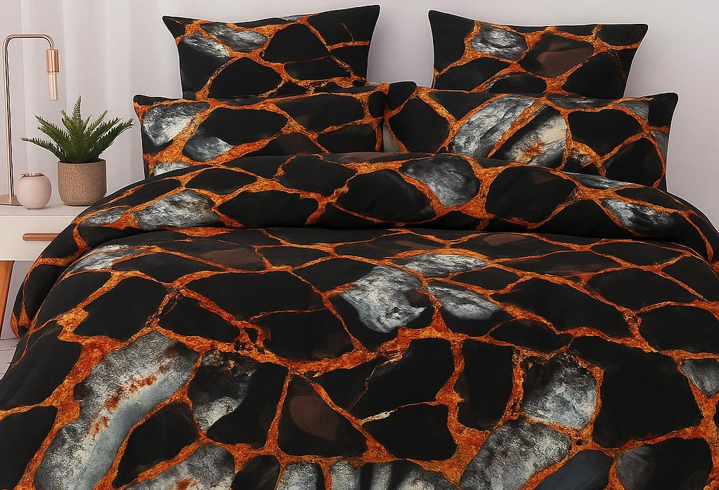 Premium Quilted 3-Piece Waterproof Fitted Bed Sheet Set – King Size  with 2 Pillow Covers