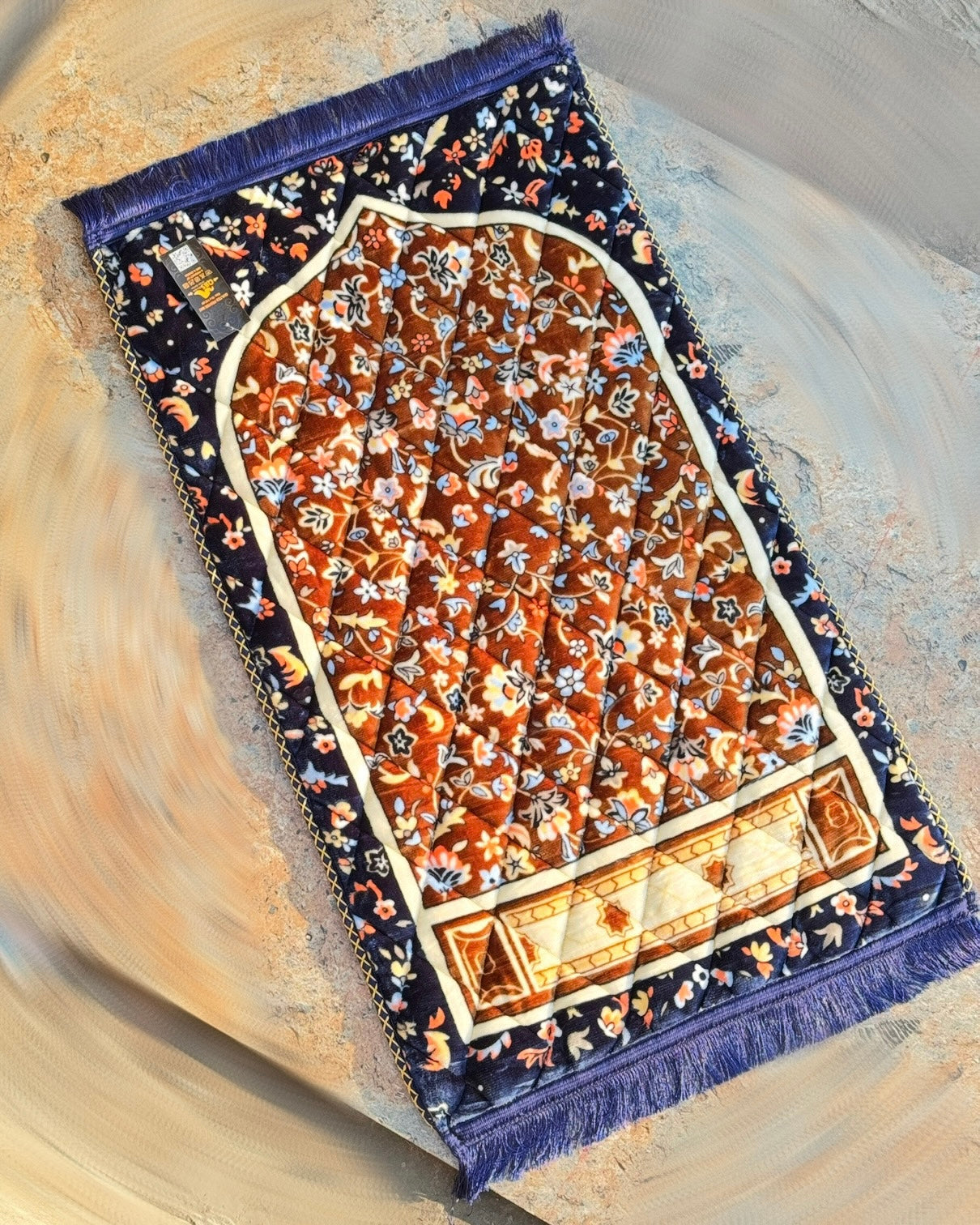 Z Textile,s Luxury Foam Filled Soft Prayer Mats Golden