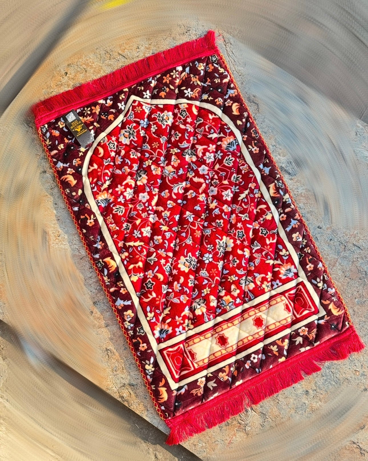 Z Textile,s Luxury Foam Filled Soft Prayer Mats Red