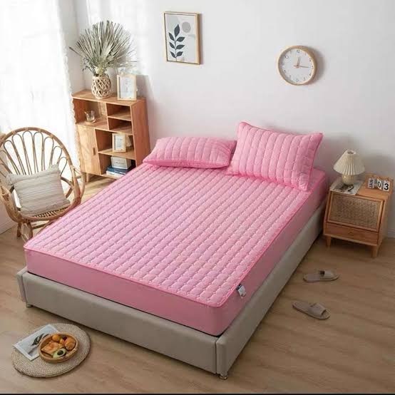 New Premium Quilted Waterproof Mattress Protector For Double Bed