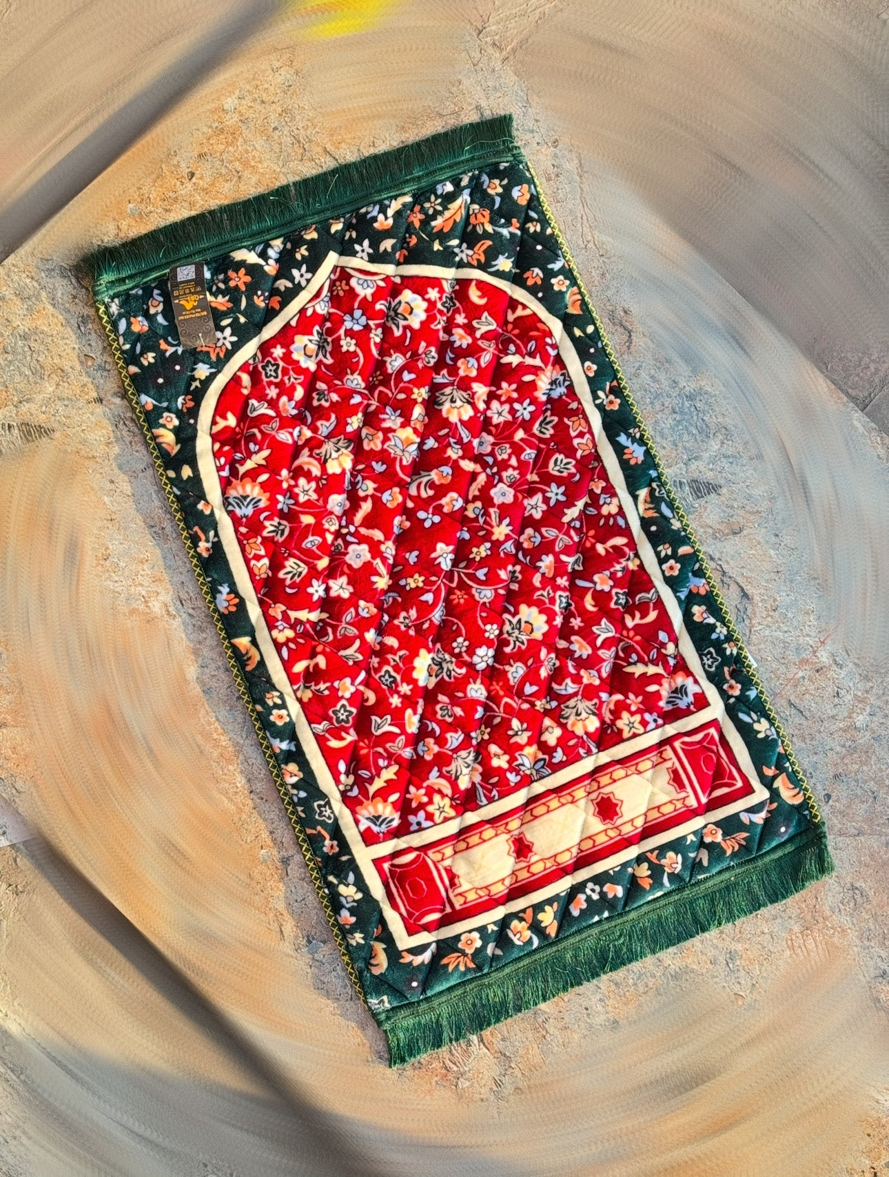 Z Textile,s Luxury Foam Filled Soft Prayer Mats Red