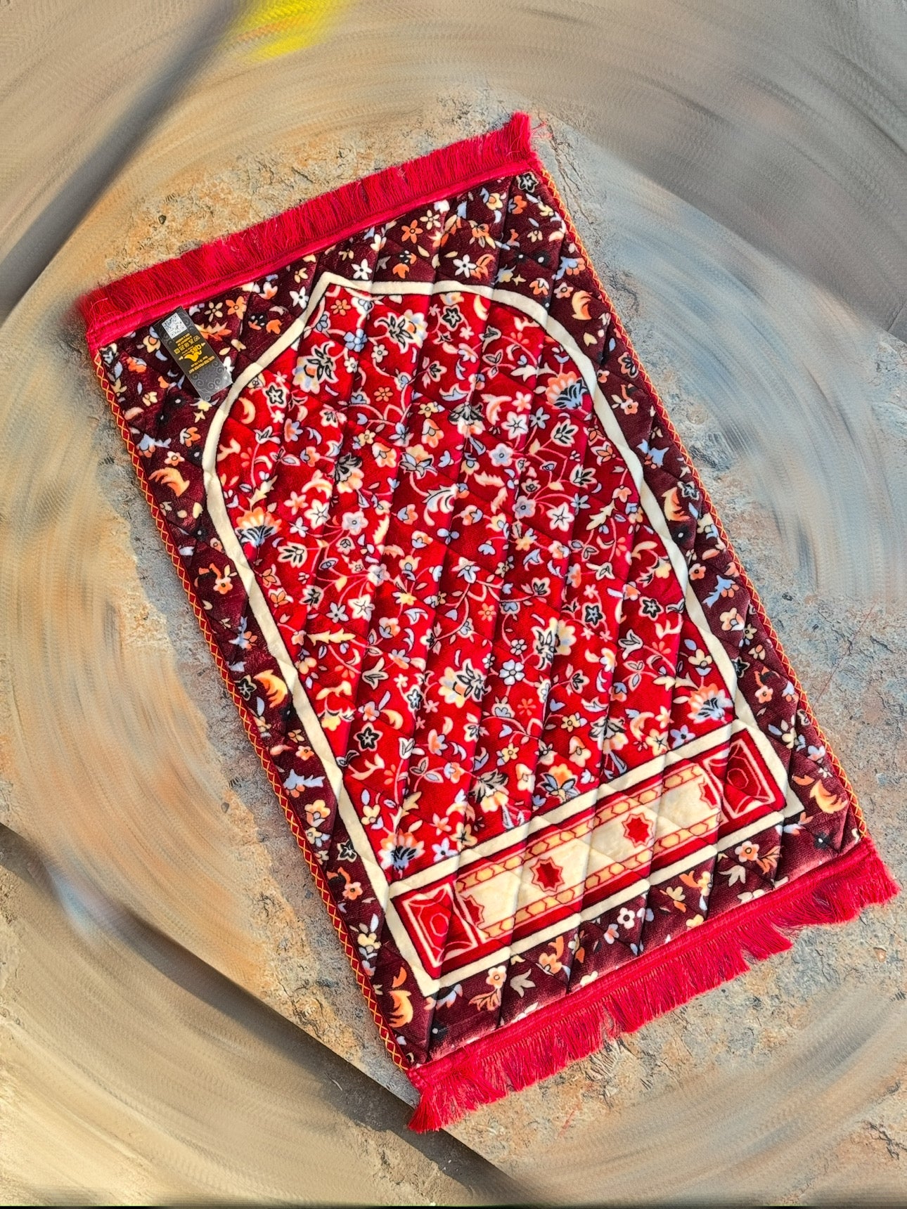 Z Textile,s Luxury Foam Filled Soft Prayer Mats Red