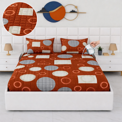 New Premium Quilted Waterproof Mattress Protector For Double Bed